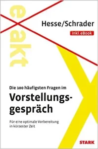 Buch 100 Fragen im Vorstellungsgespräch